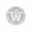 White Bitcoin Cryptocurrency