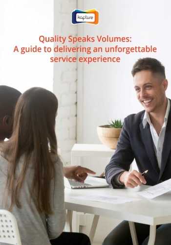 Quality Speaks Volumes: A Guide To Delivering An Unforgettable Service Experience