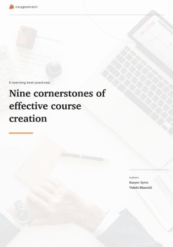Nine Cornerstones Of Effective Course Creation
