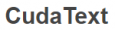 CudaText