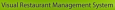 Visual Restaurant Management System