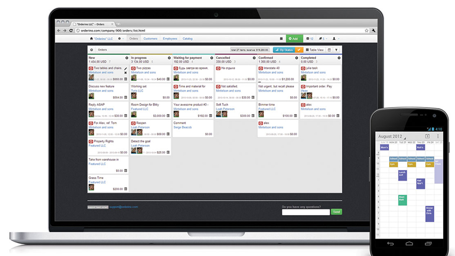 Orderino screenshot