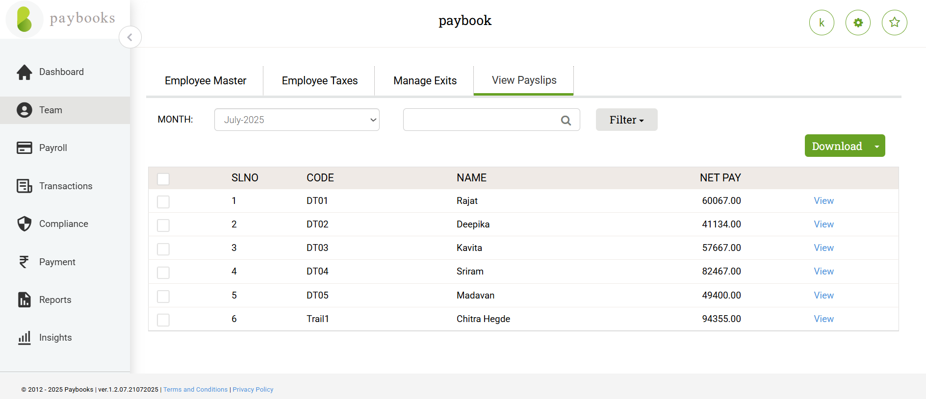 Paybooks - A Transperfect Company