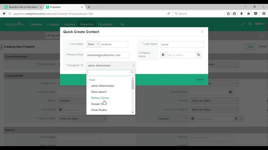 RealtyShine screenshot