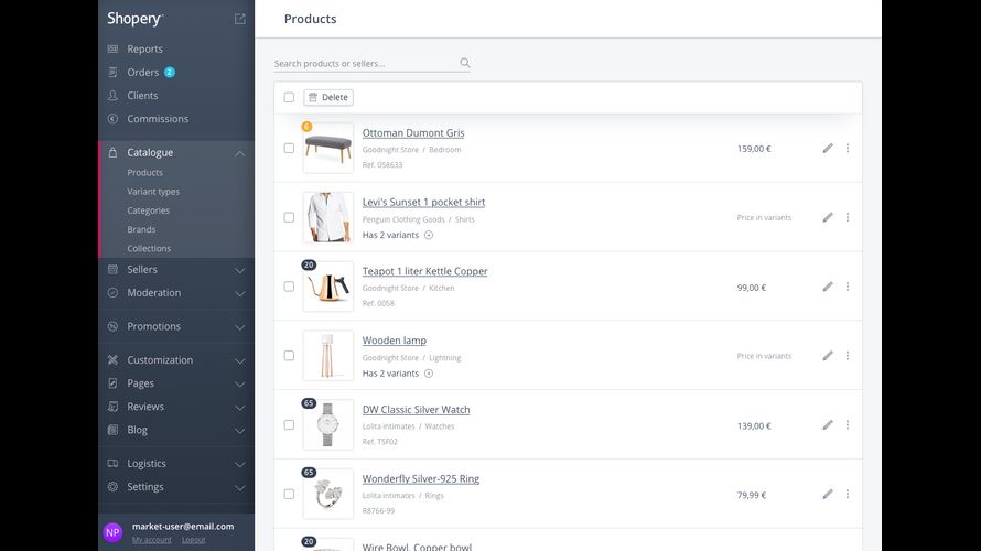 Shopery Marketplaces