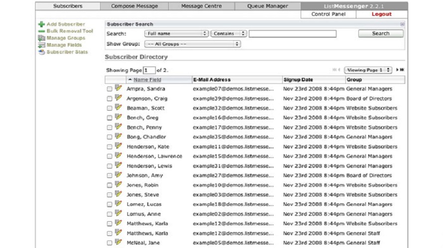 ListMessenger