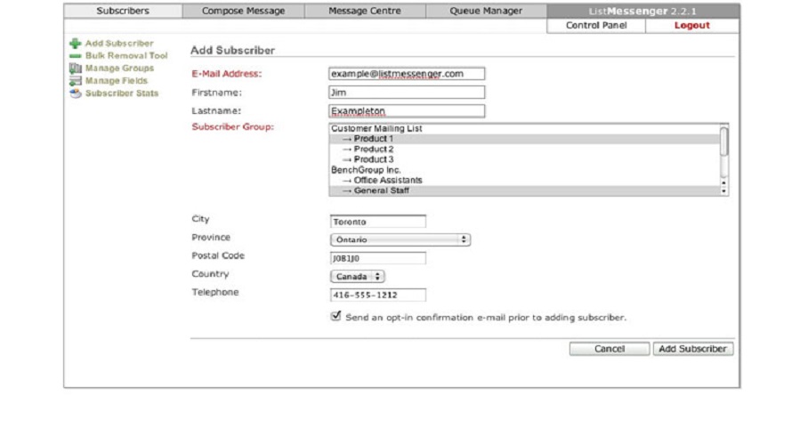 ListMessenger