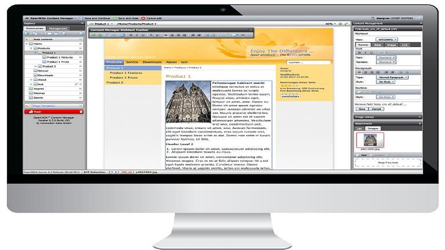 OpenWGA screenshot