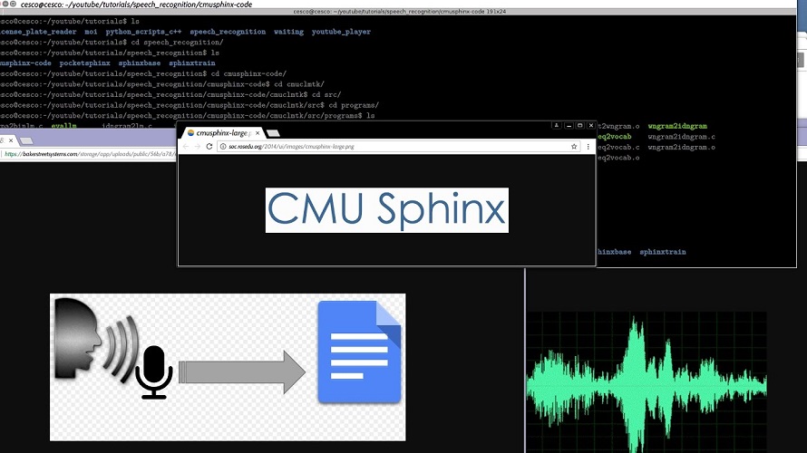 CMUSphinx screenshot