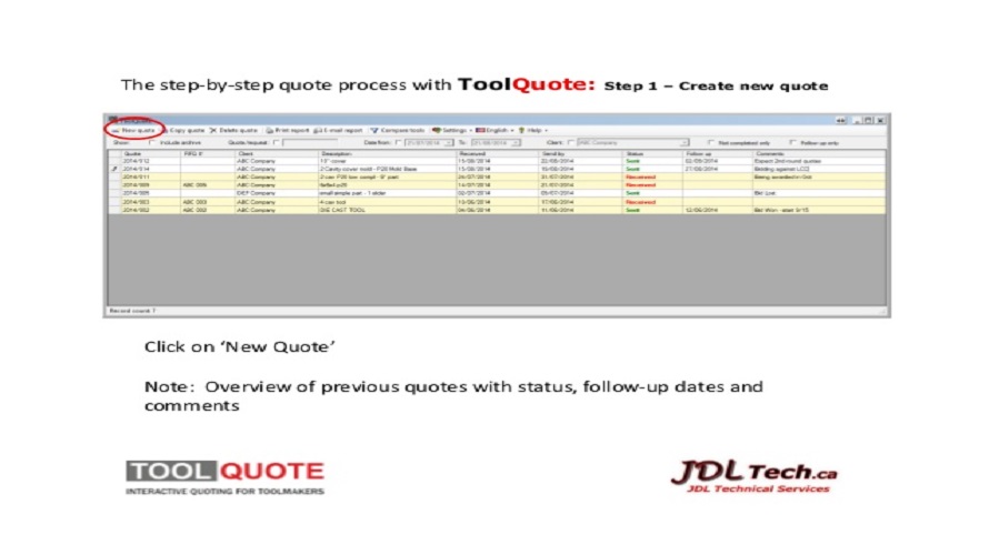 ToolQuote screenshot