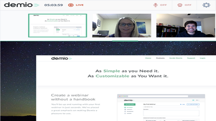 Demio screenshot