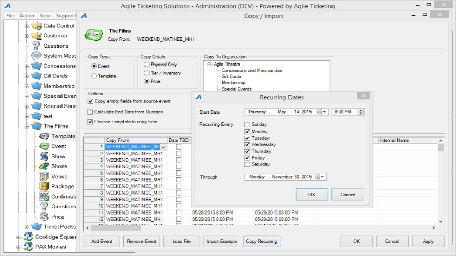 Agile Ticketing