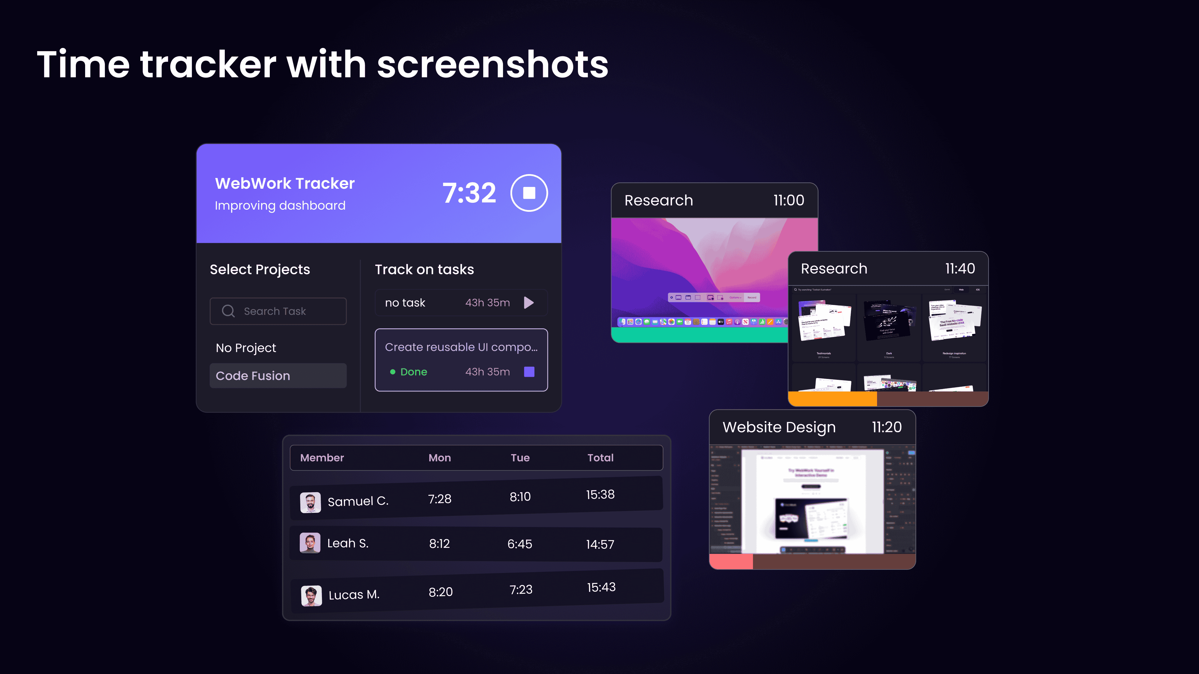 WebWork Time Tracker