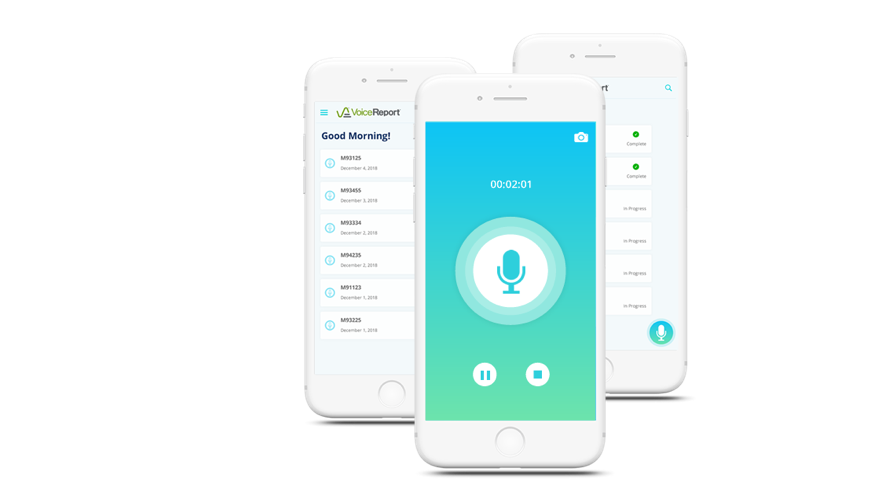 Voice Report screenshot