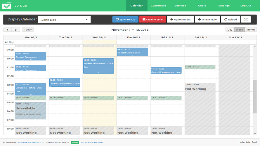 Easy!Appointments