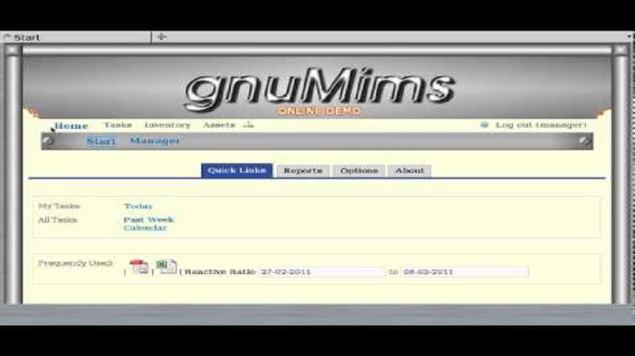 gnuMims screenshot