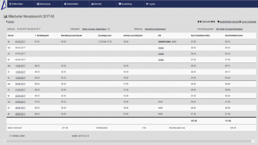 IT-Tremmel Timetracking