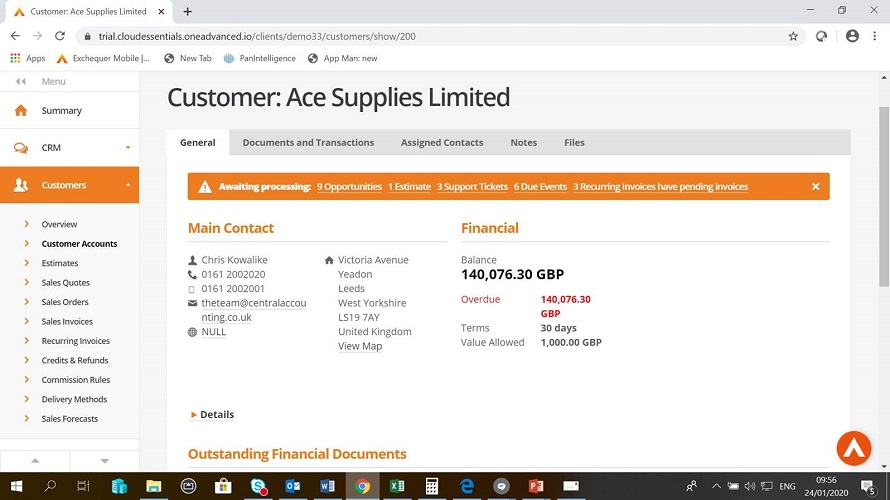 Advanced Business Cloud