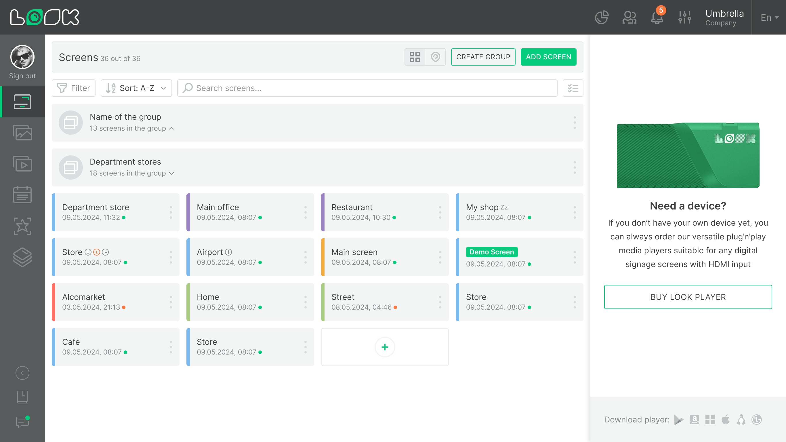 LOOK Digital Signage