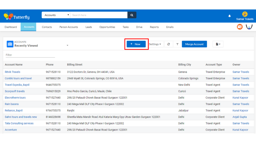 TutterflyCRM