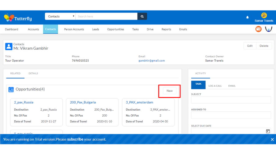 TutterflyCRM