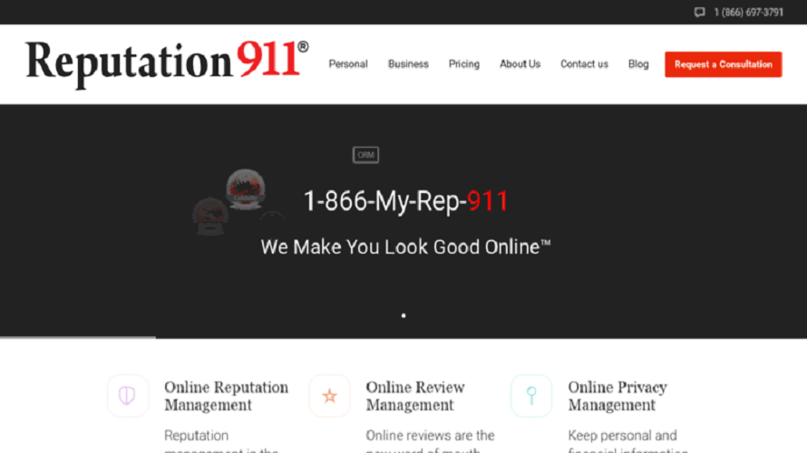 Reputation 911 screenshot