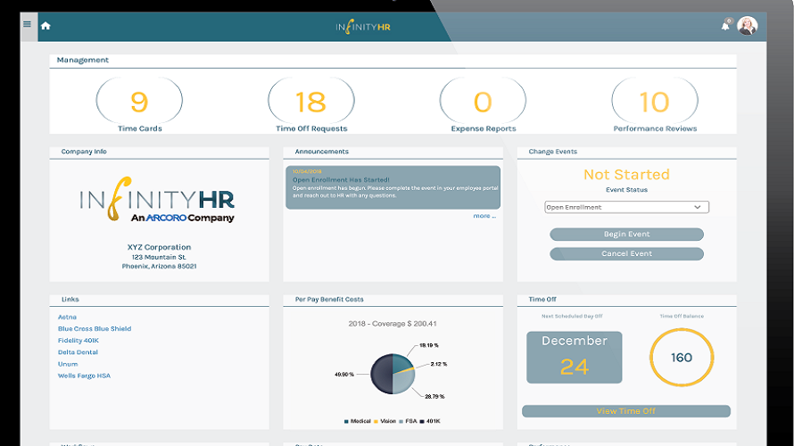 Arcoro screenshot