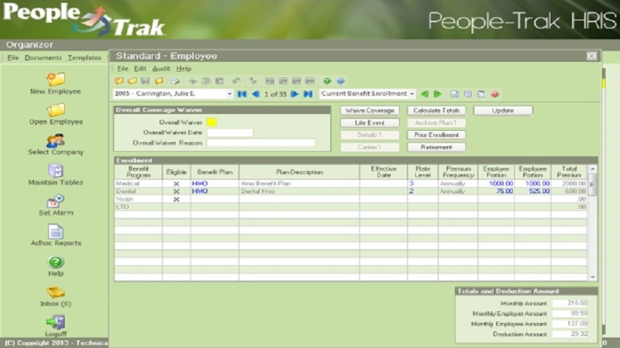 People-Trak HRIS Suite