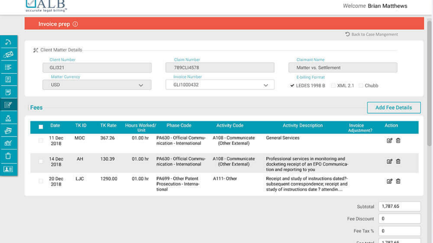 Accurate Legal Billing