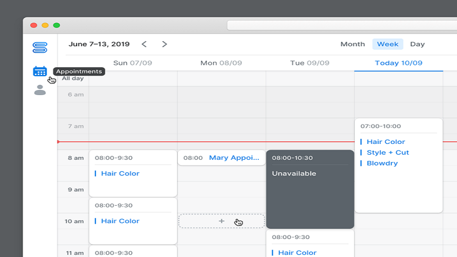 Start Booking screenshot