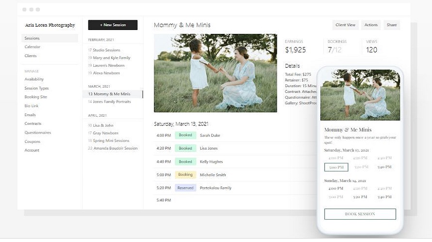 Session screenshot