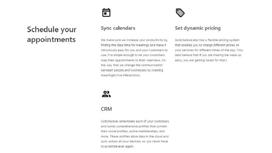 GoSchedule screenshot