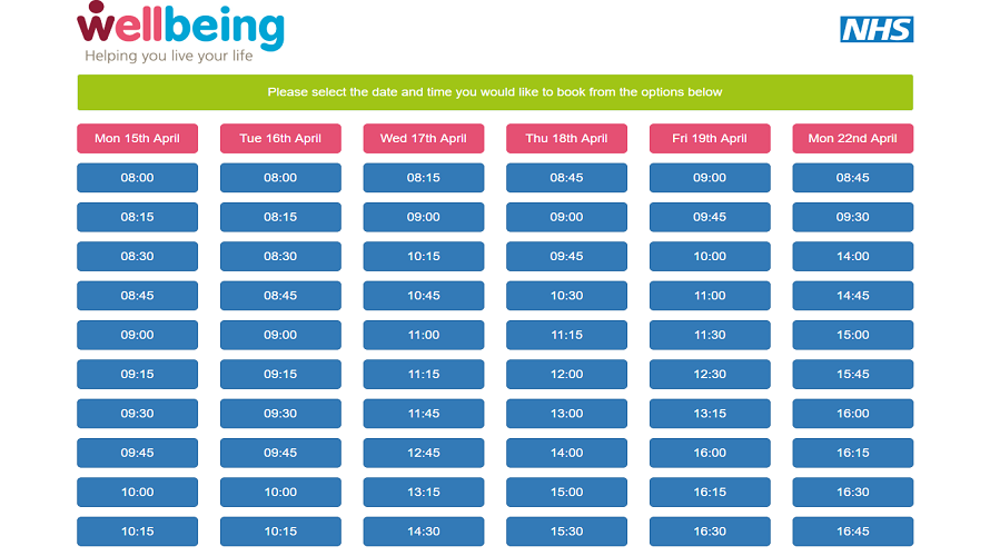 System Bookings