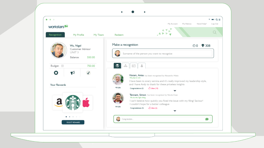Workstars screenshot