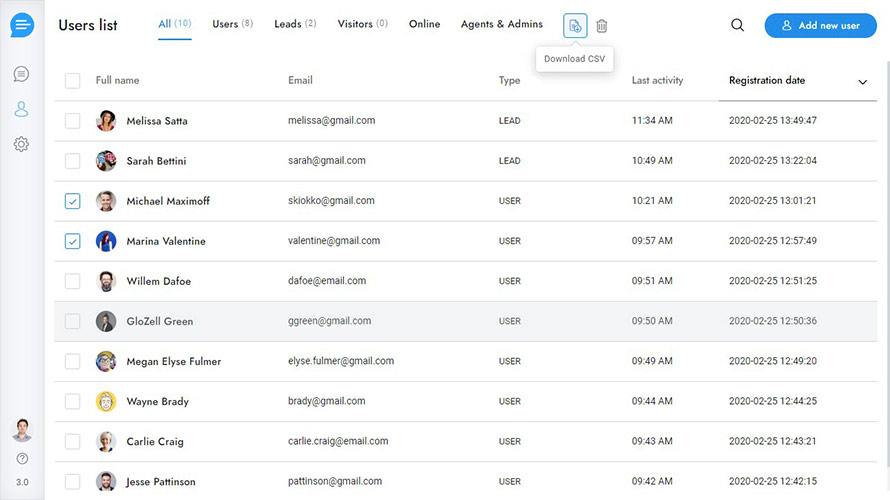 Support Board screenshot