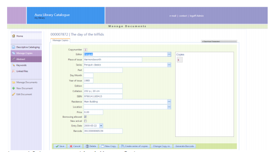 Aura online screenshot
