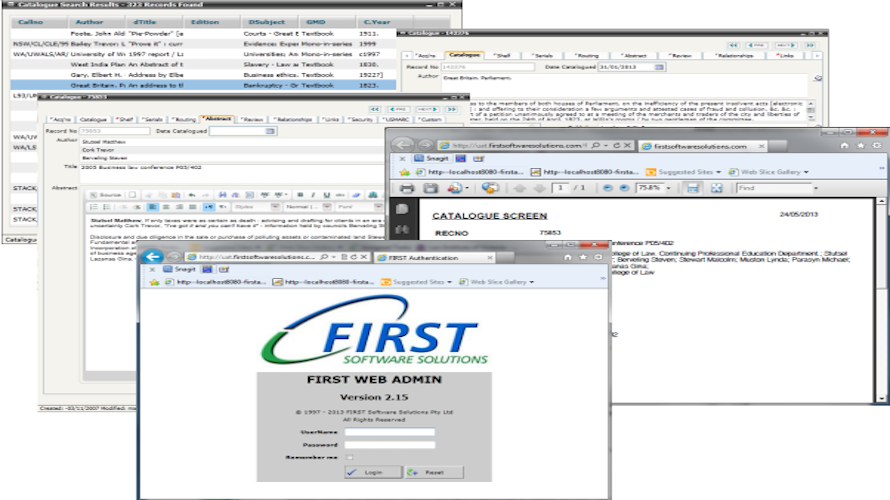 FIRST LMS screenshot
