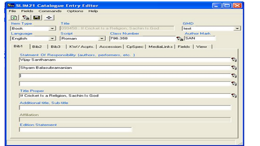 SLIM21 screenshot