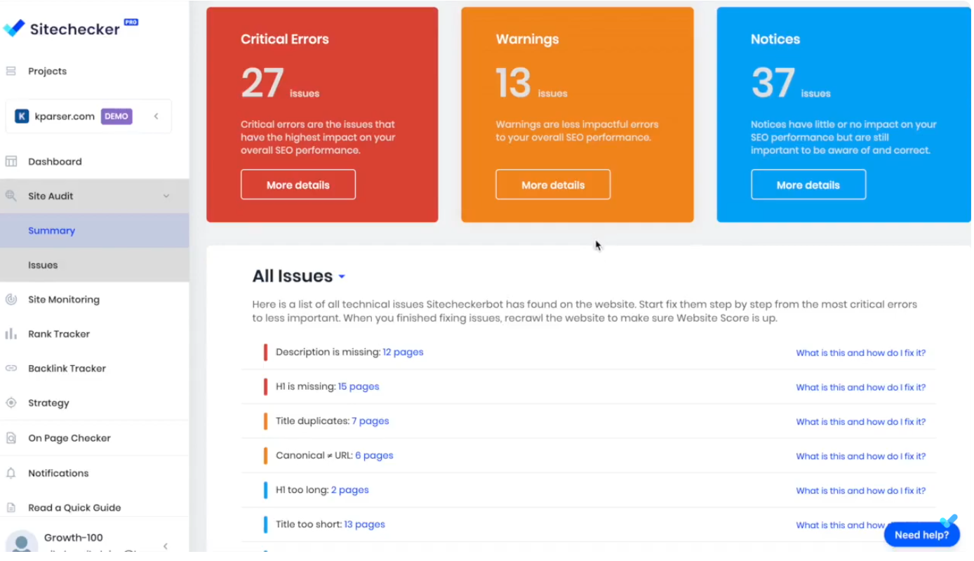 Sitechecker