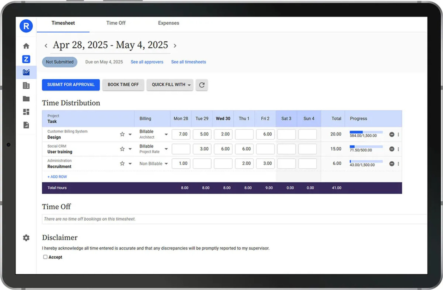 Deltek Replicon Time