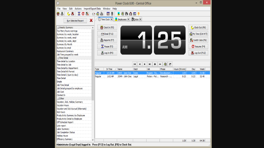 Power Clock