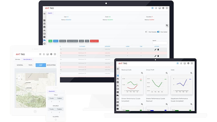 AHT TMS - Transport Management System screenshot