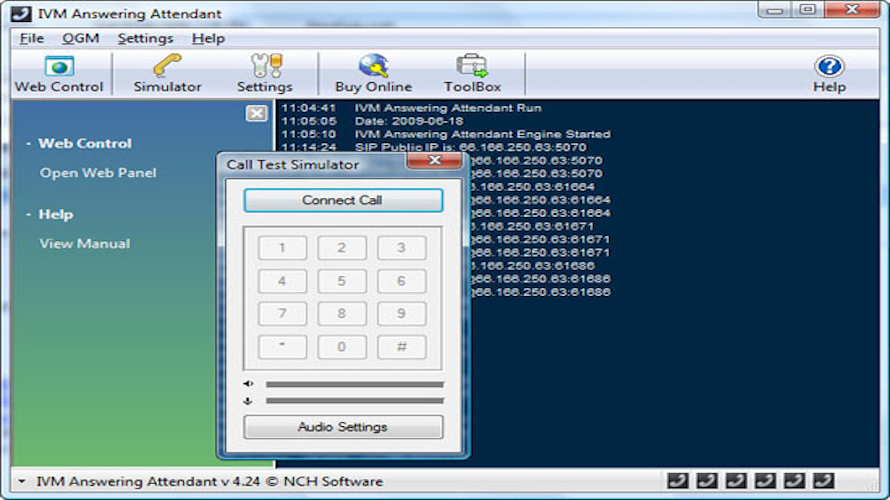 IVM IVR Software screenshot