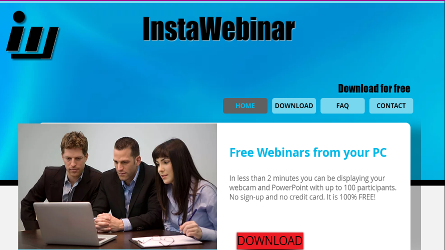 InstaWebinar screenshot
