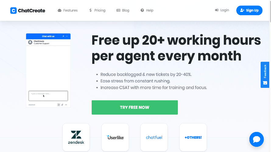 ChatCreate screenshot