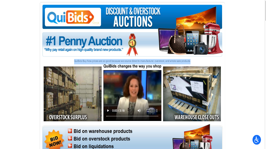 QuiBids screenshot