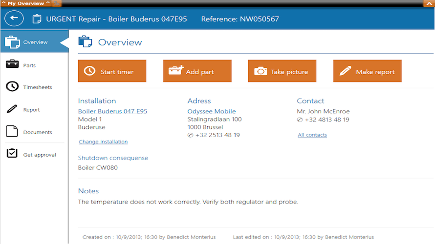 Odyssee Service Software