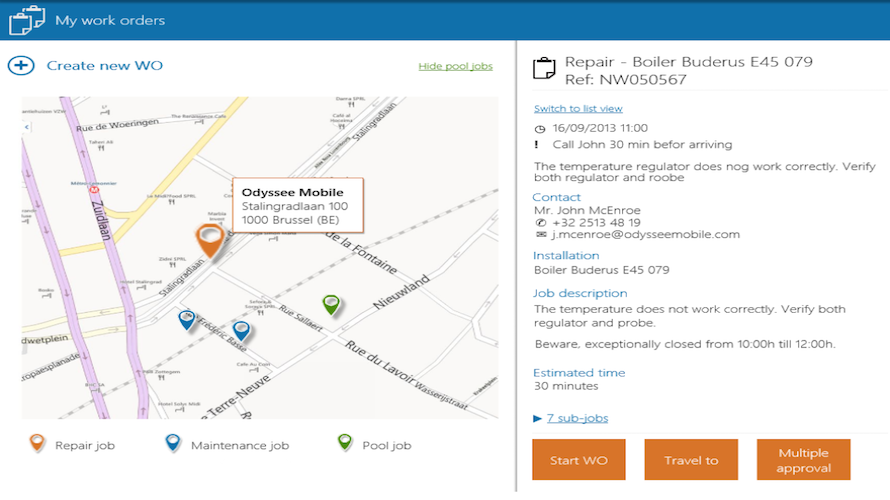 Odyssee Service Software