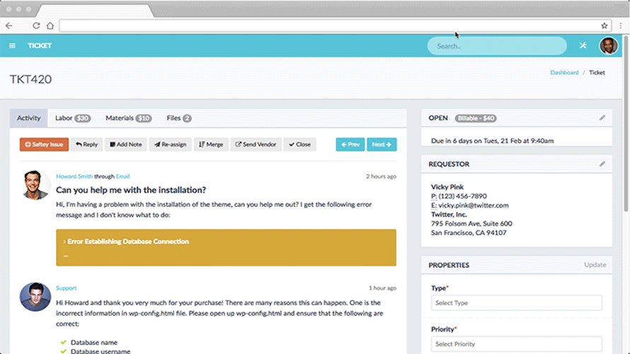 Easyworkorder screenshot