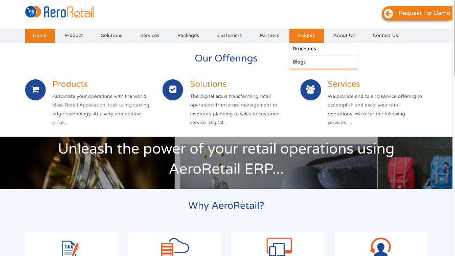 AeroRetail screenshot
